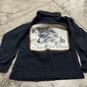 Le Top Kids 3t boys wolf sweater
